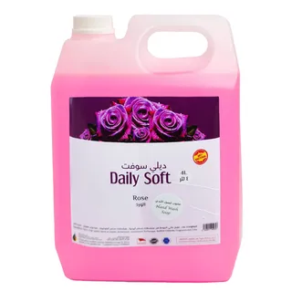 DAILY SOFT ROSE HAND WASH LIQUID 4 LTR