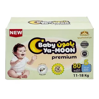BABY YA-MOON DUPLEX 5 XL 80DIAPERS