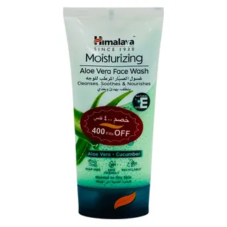 HIMALAYA HERBALS MOISTURIZING ALOE VERA FACE WASH 150ML