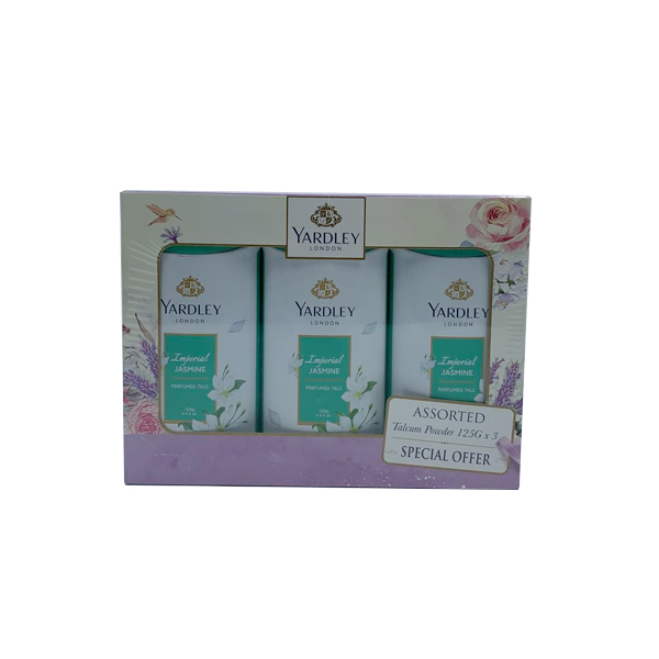 YARDLEY TALCUM POWDER FOR WOMAN 3X125 GR