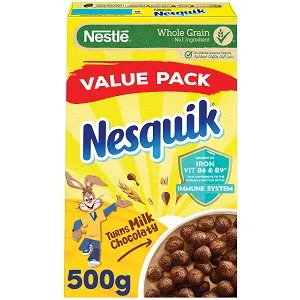 NESTLE NESQUIK CEREAL CHOCO FLV 500GM