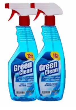 GREEN CLEANER GLASS CLEANER SPRAY 2X690ML
