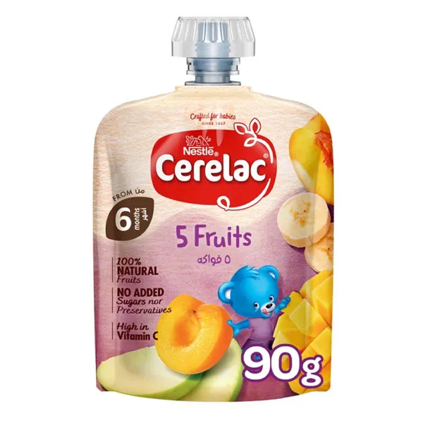 نستله سيريلاك 5 فواكه 90 جم