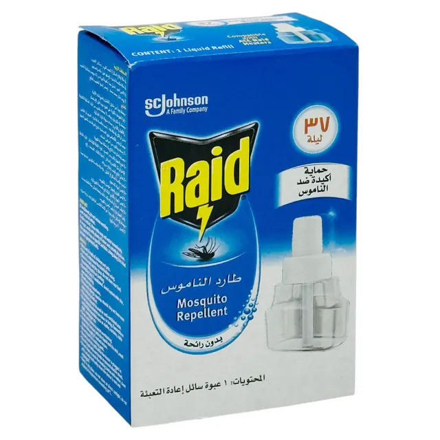 RAID MOSQUITO KILLER LIQUID WITHOUT MOSQUITOES 21.9 ML
