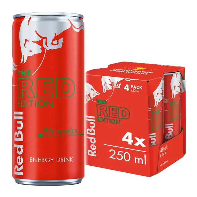 RED BULL ENERGY DRINK WATERMELON 4X250ML