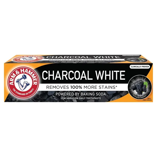 ARM & HAMMER CHARCOAL WHITE 2X75ML 25%OFF