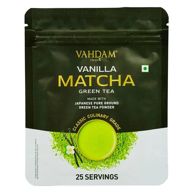 VAHDAM VANILLA MATCHA GREEN TEA 50GM