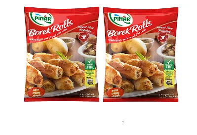 PINAR BOREK ROLLS MINCED MEAT POTATO 2X500GM