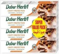 دابر معجون أسنان بالقرنفل4*100جم
