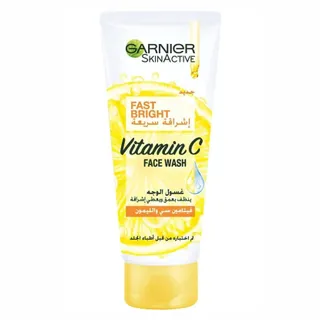 GARNIER FAST BRIGHT VITAMIN C FACE WASH 100ML