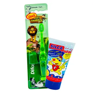 SILCA PUTZI BABY TOOTHPAST 50ML+TOOTHBRUSH FREE