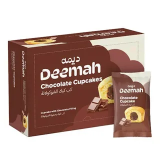 ديمه كب كيك بحشوة الشوكولاتة 16*27 جم