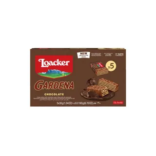 LOACKER GRADENA CHOCLATE WAFER 4+1x38G