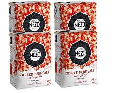 NEZO SALT IODIZED RED 4X1KG