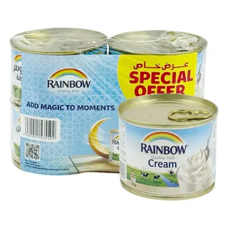 RAINBOW STERILIZED CREAM CAN 4X170GM