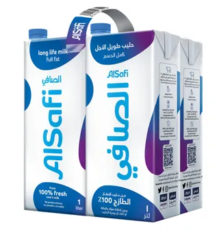ALSAFI LONG LIFE MILK FF 4X1LTR