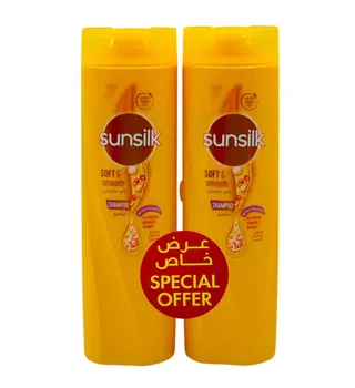 SUNSILK SHAMPOO SOFT & SMOOTH 2X400ML
