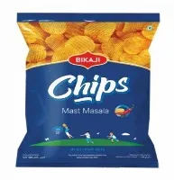 BIKAJI POTATO CHIPS MAST MASALA 10 x 40GM