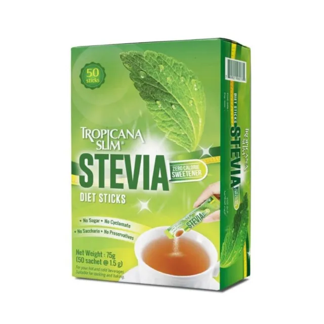 TROPICANA SLIM STEVIA ZERO CAL SWEET 75 GR