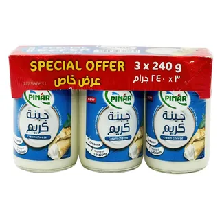 بينار جبنة كريمة قابلة للدهن 3 × 200 جم