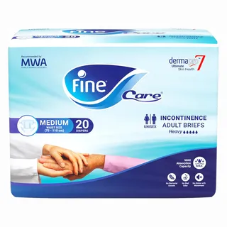 Fine sanitary diapers for men and women, medium, 20 pieces