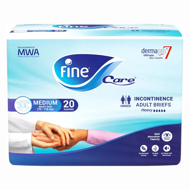Fine sanitary diapers for men and women, medium, 20 pieces