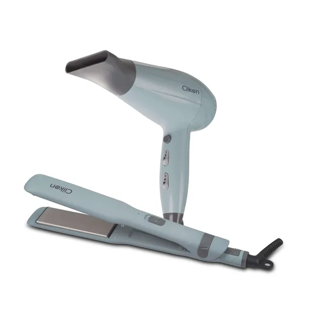 Clikon Professional Hair Dryer + Hair Straightener Set