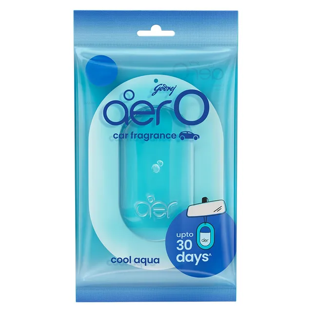 GODREJ AERO CAR FRAGRANCE COOL AQUA 7.5GM (1 piece)