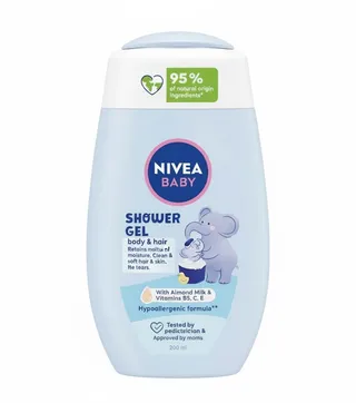 NIVEA BABY BODY&HAIR SHOWER GEL 200ML
