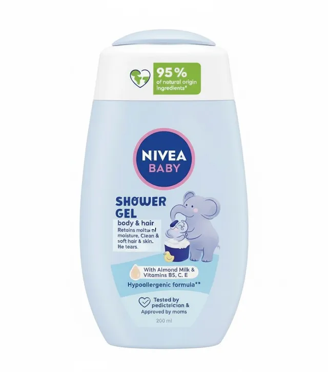 NIVEA BABY BODY&HAIR SHOWER GEL 200ML