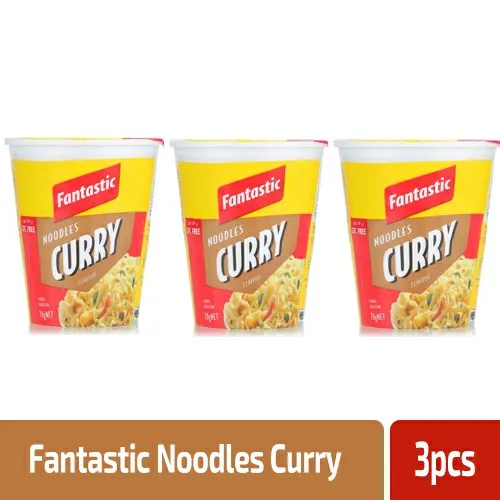 FANTASTIC CUP NOODLES CURRY 3X70 GR