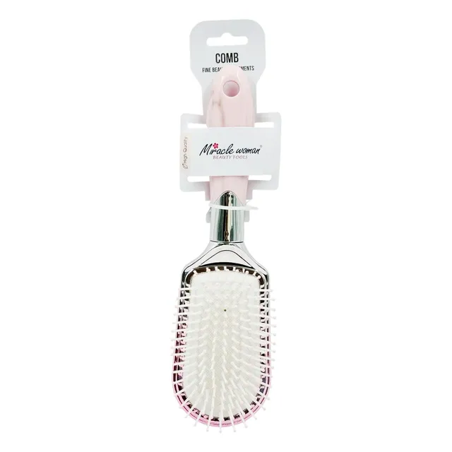 PLASTIC HAIR BRUSH 1 COLOR