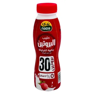 ندى حليب بروتين بالفراولة 320 مل