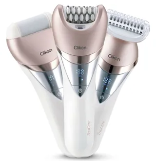 3-in-1 rechargeable female epilator Clikon