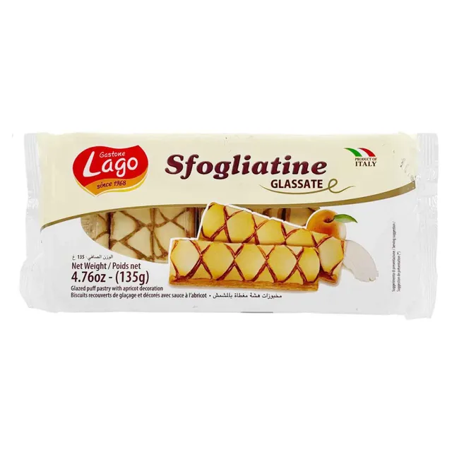 ELLEDI SFOGLIATINE GLAZED PASTRY 135G