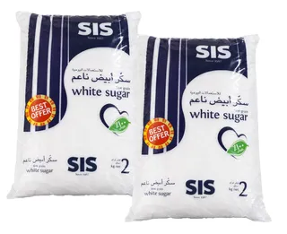 سكر حبيبات أس أي أس (عبوة 2 × 2 كجم)