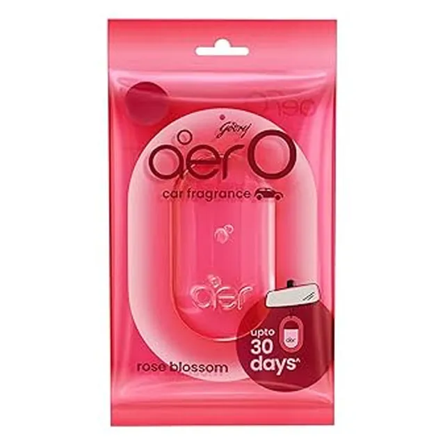 GODREJ AERO CAR FRAGRANCE ROSE BLOSSOM 7.5GM (1 piece)