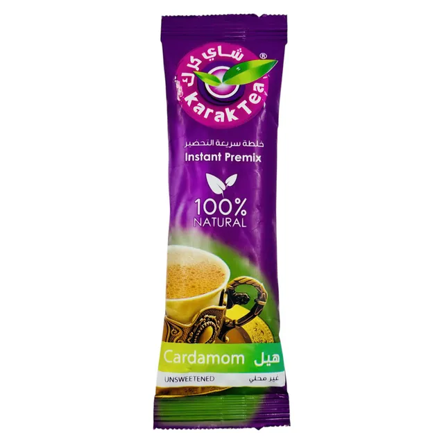 KARAK TEA INSTANT MIX CARDAMOM UNSWEETENED 14GR
