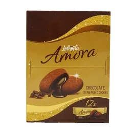 NABIL LAFAYETTE AMORA CHOCOLATE CREAM FILLED 12 x 34GM
