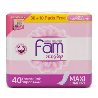 FAM SUPER WITHOUT WINGS 40 PADS