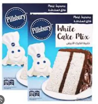 PILLSBURY WHITE CAKE TWIN PCK 2X485GM