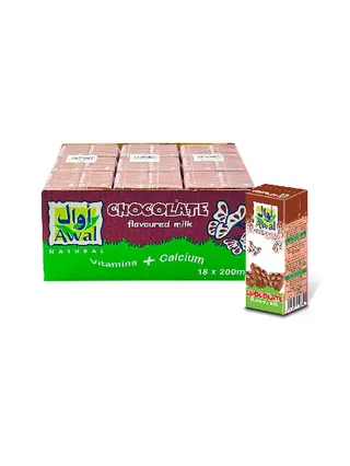 حليب اوال شوكولاته 18 * 200 مل