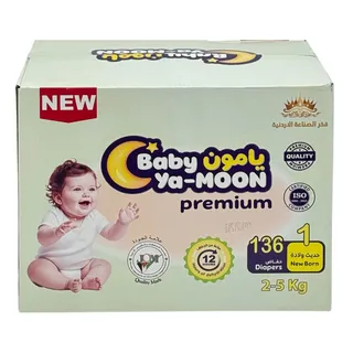 BABY YA-MOON DUPLEX 1 NB 136DIAPERS