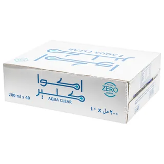 اكوا مياة معدنية 40*200 مل