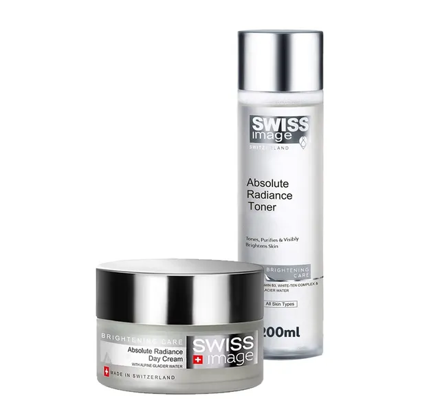 SWISS IMAGE FACE TONER 200ML+50ML DAY CREAM