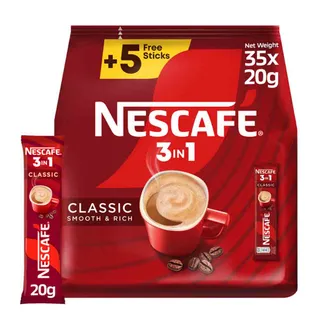 نسكافيه ماي كوب 3 في 1 كلاسيك 30 × 20 جم + 5 مجانا