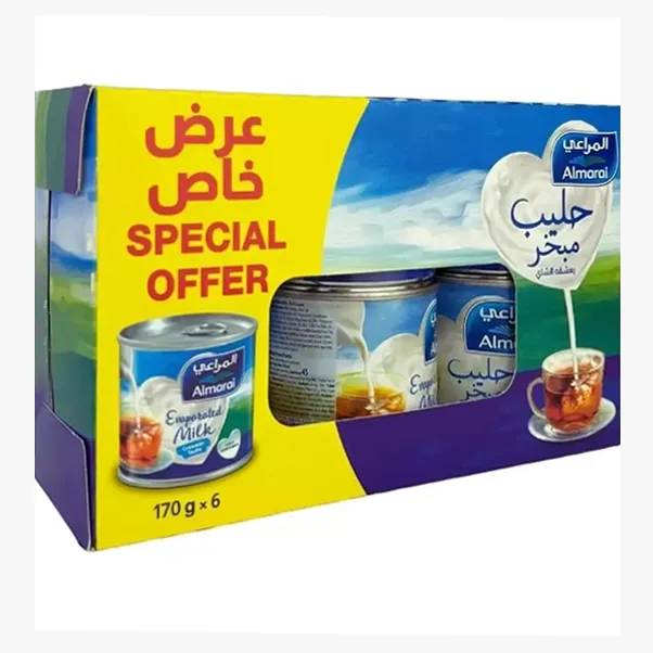 المراعي حليب مبخر 6×170 جرام