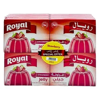 رويال جيلي بالفروالة 11+1 *85 جرام