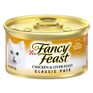 FANCY FEAST CHICKEN & LIVER FEAST CLASSIC PATE 85GM