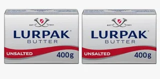 LURPAK BUTTER UNSLATED 2x400G